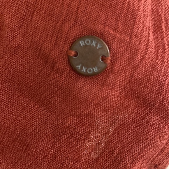 ROXY Small brick orange viscose halter tank - Picture 5 of 5